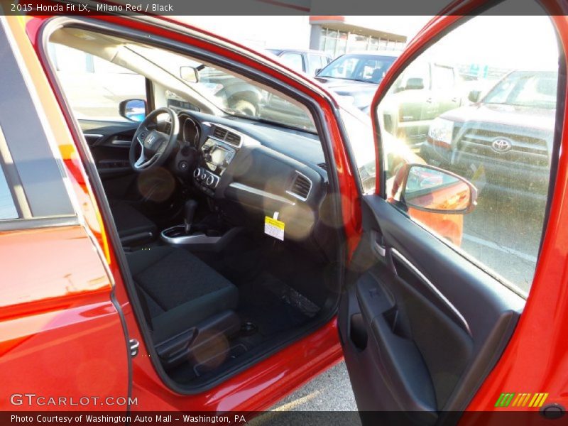 Milano Red / Black 2015 Honda Fit LX