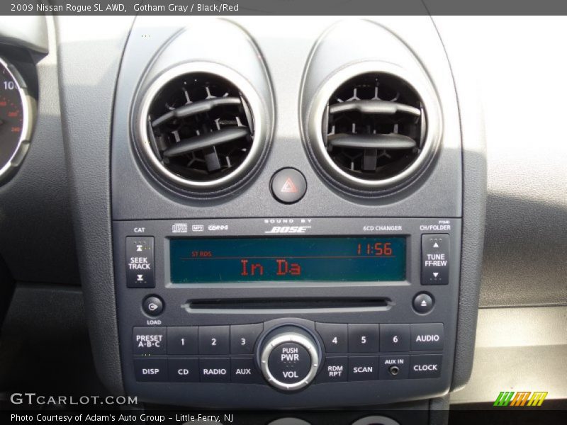 Gotham Gray / Black/Red 2009 Nissan Rogue SL AWD