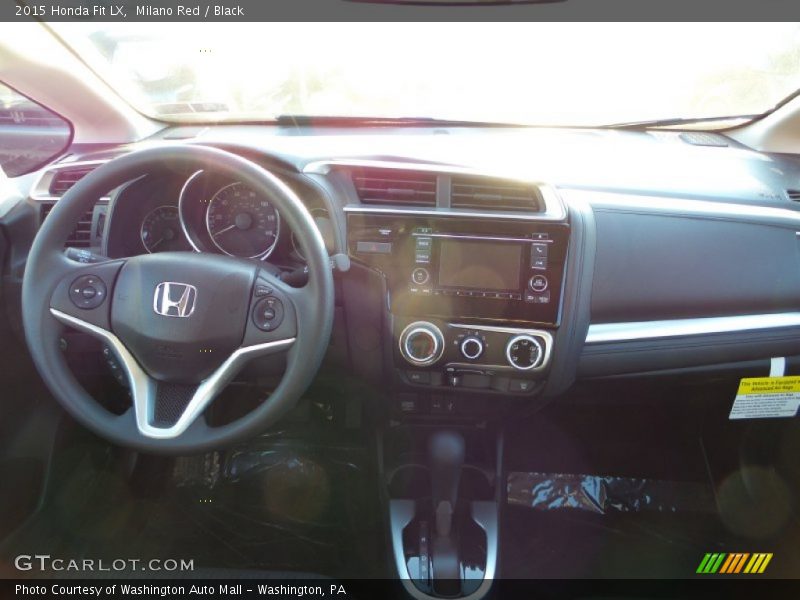 Milano Red / Black 2015 Honda Fit LX