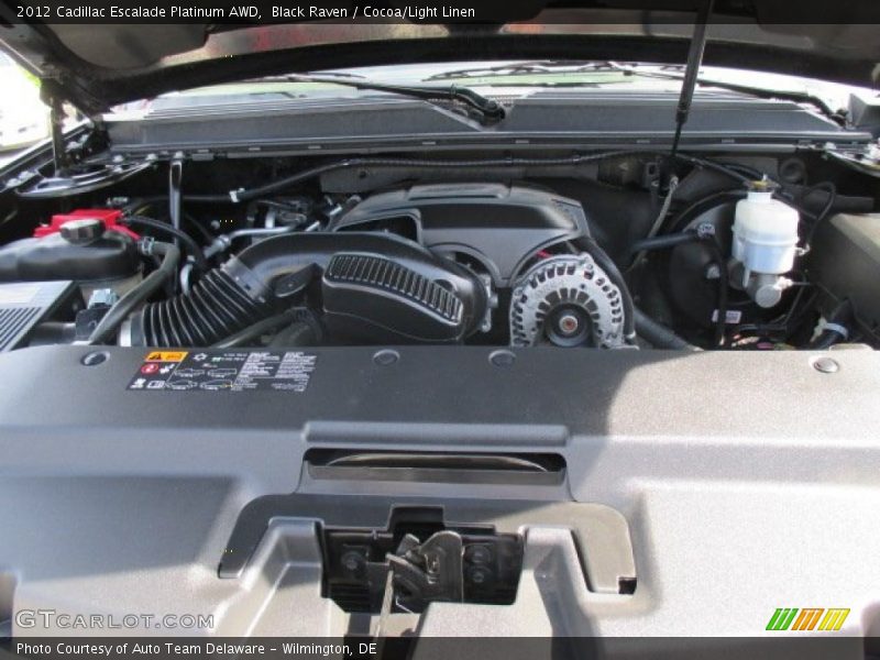 Black Raven / Cocoa/Light Linen 2012 Cadillac Escalade Platinum AWD