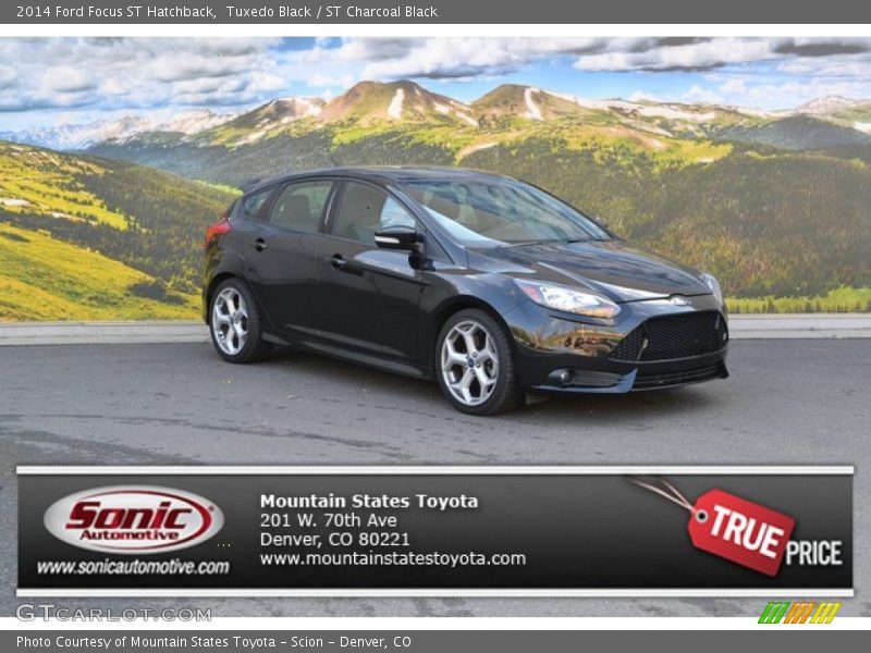 Tuxedo Black / ST Charcoal Black 2014 Ford Focus ST Hatchback