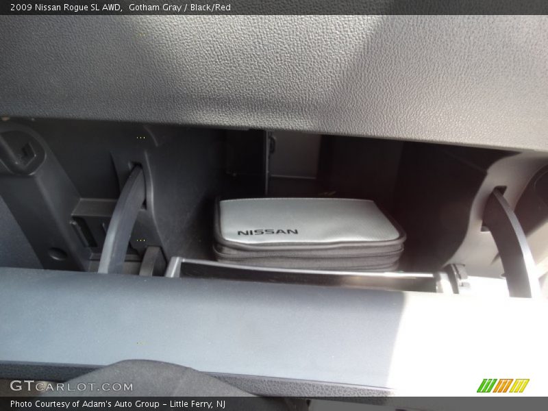 Gotham Gray / Black/Red 2009 Nissan Rogue SL AWD