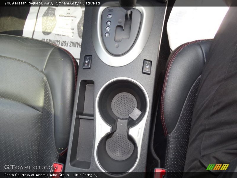 Gotham Gray / Black/Red 2009 Nissan Rogue SL AWD