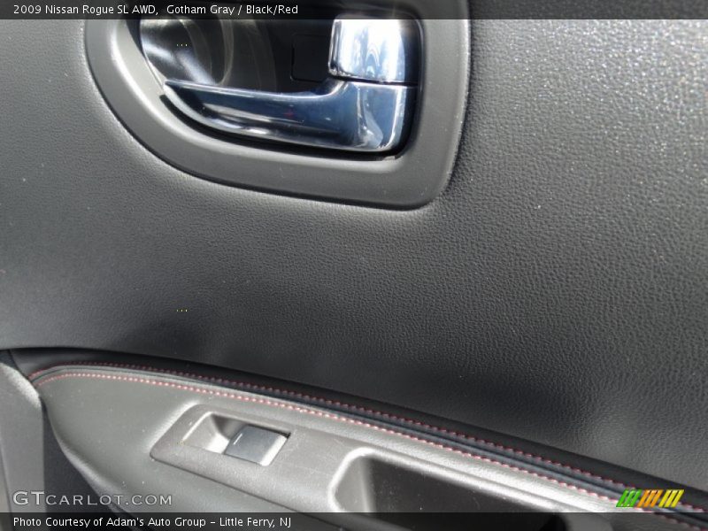 Gotham Gray / Black/Red 2009 Nissan Rogue SL AWD