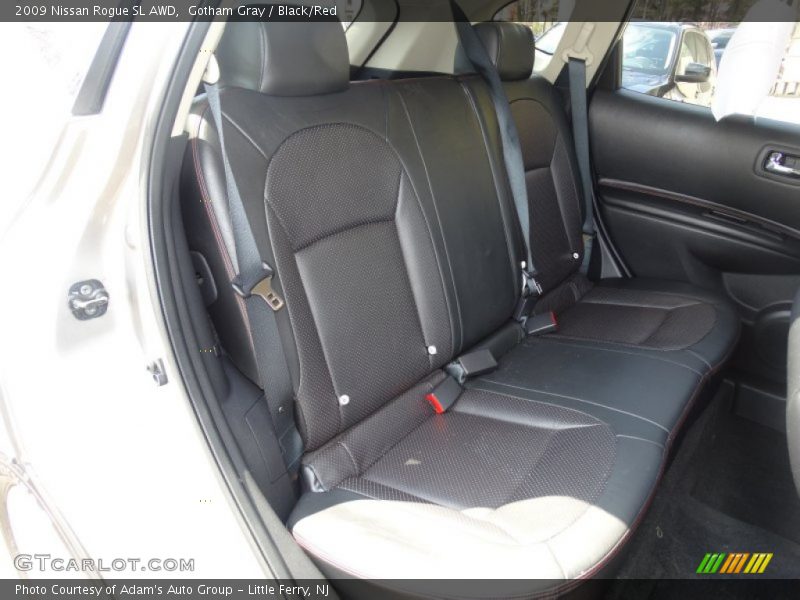 Gotham Gray / Black/Red 2009 Nissan Rogue SL AWD