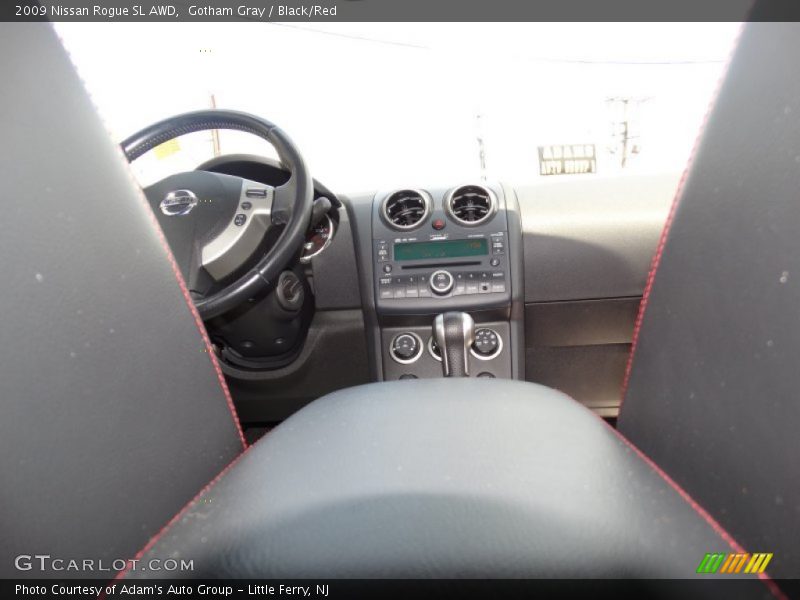 Gotham Gray / Black/Red 2009 Nissan Rogue SL AWD