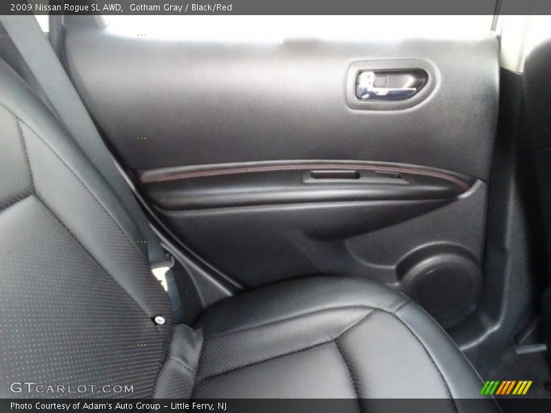 Gotham Gray / Black/Red 2009 Nissan Rogue SL AWD