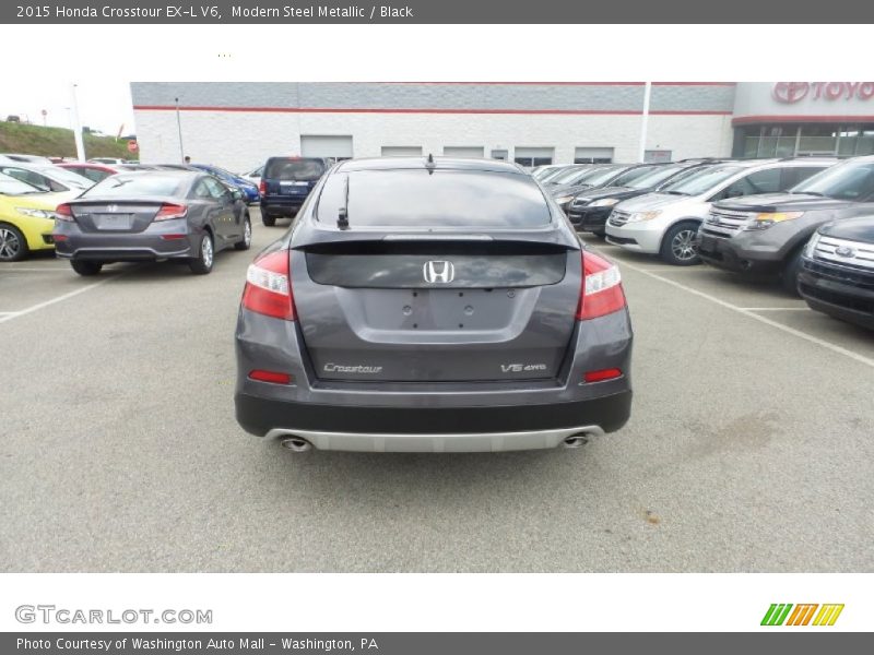 Modern Steel Metallic / Black 2015 Honda Crosstour EX-L V6