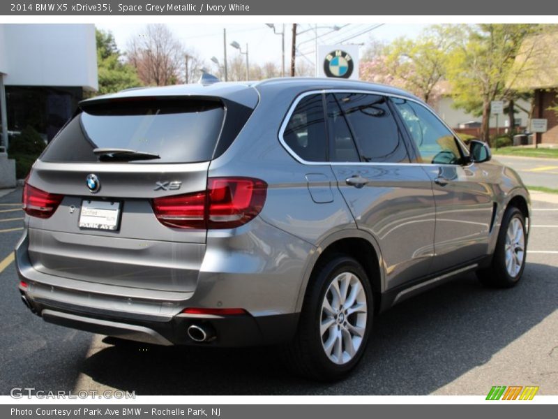 Space Grey Metallic / Ivory White 2014 BMW X5 xDrive35i