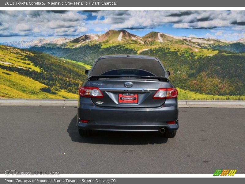 Magnetic Gray Metallic / Dark Charcoal 2011 Toyota Corolla S