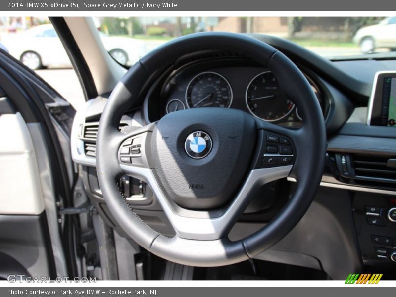 Space Grey Metallic / Ivory White 2014 BMW X5 xDrive35i