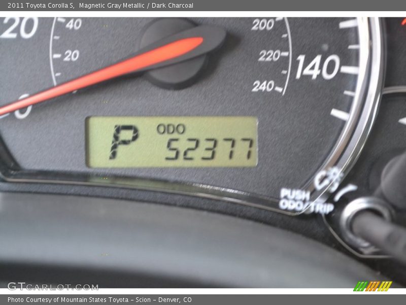 Magnetic Gray Metallic / Dark Charcoal 2011 Toyota Corolla S