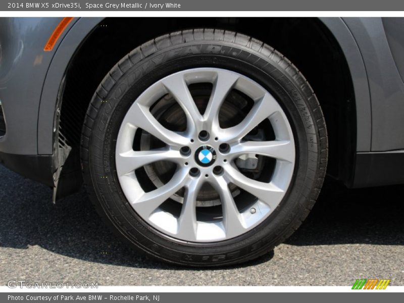 Space Grey Metallic / Ivory White 2014 BMW X5 xDrive35i