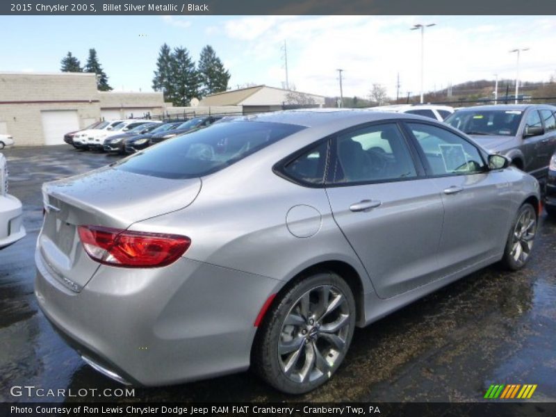Billet Silver Metallic / Black 2015 Chrysler 200 S