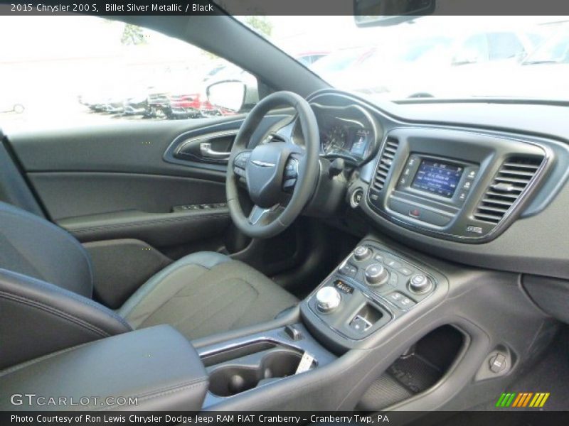 Billet Silver Metallic / Black 2015 Chrysler 200 S