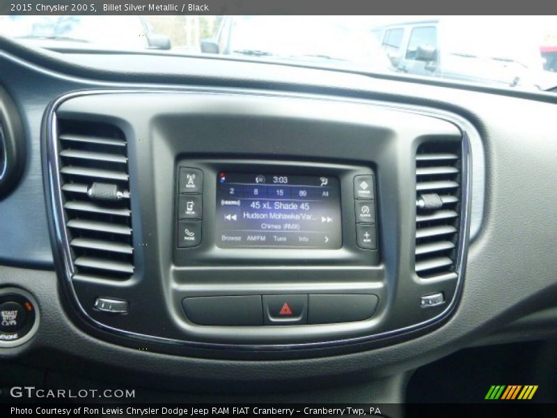 Billet Silver Metallic / Black 2015 Chrysler 200 S