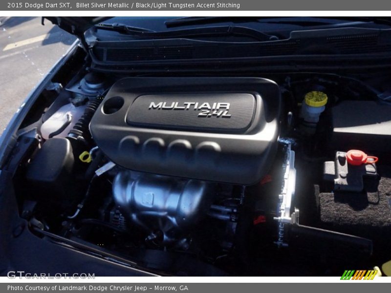 Billet Silver Metallic / Black/Light Tungsten Accent Stitching 2015 Dodge Dart SXT