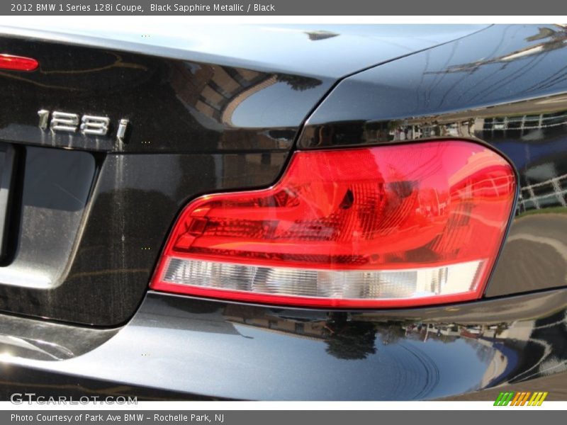 Black Sapphire Metallic / Black 2012 BMW 1 Series 128i Coupe