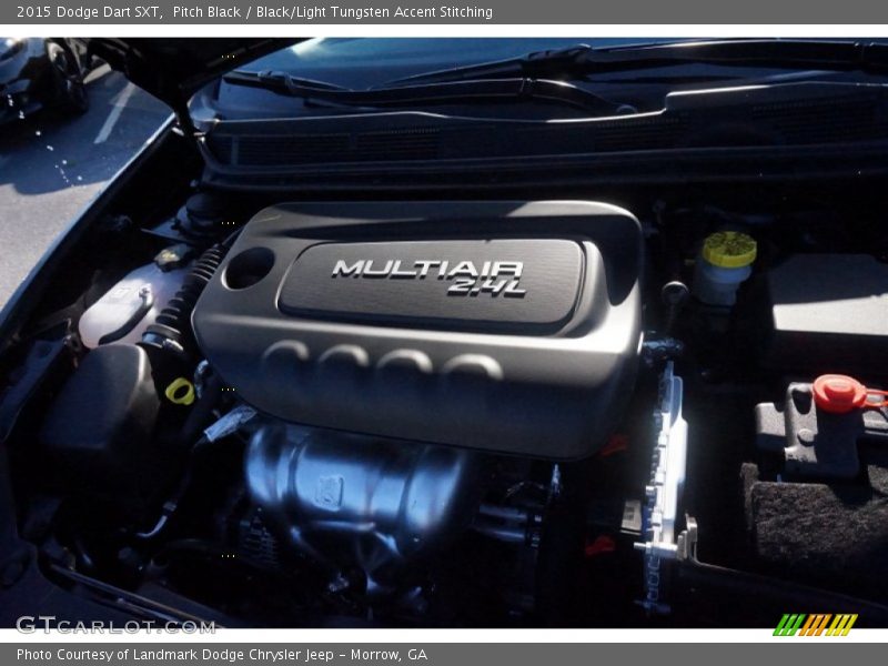 Pitch Black / Black/Light Tungsten Accent Stitching 2015 Dodge Dart SXT
