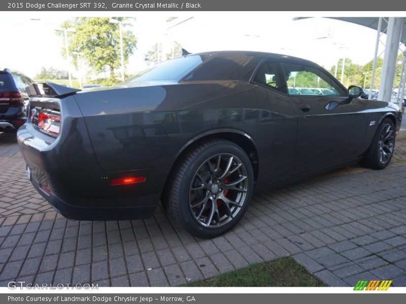 Granite Crystal Metallic / Black 2015 Dodge Challenger SRT 392