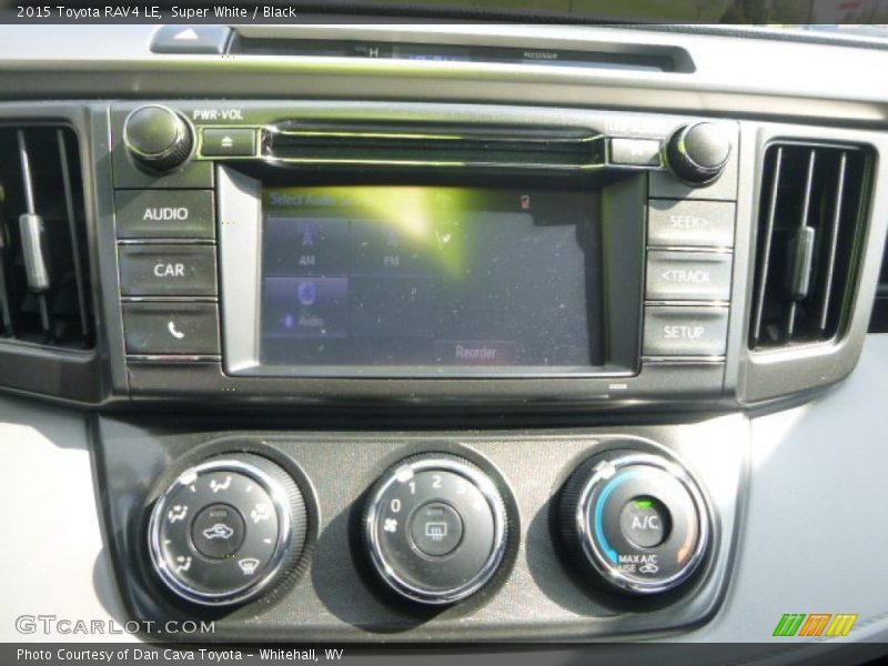 Controls of 2015 RAV4 LE