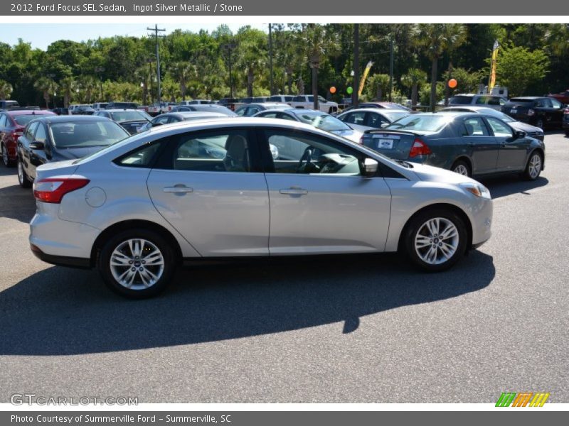 Ingot Silver Metallic / Stone 2012 Ford Focus SEL Sedan