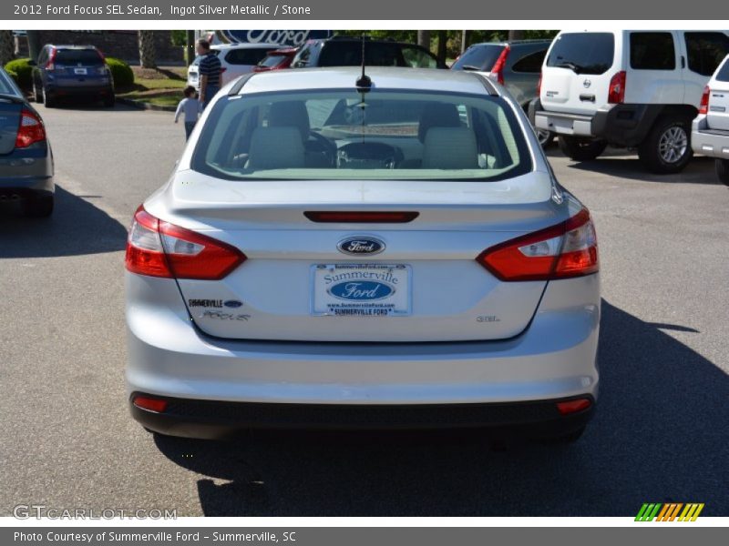 Ingot Silver Metallic / Stone 2012 Ford Focus SEL Sedan