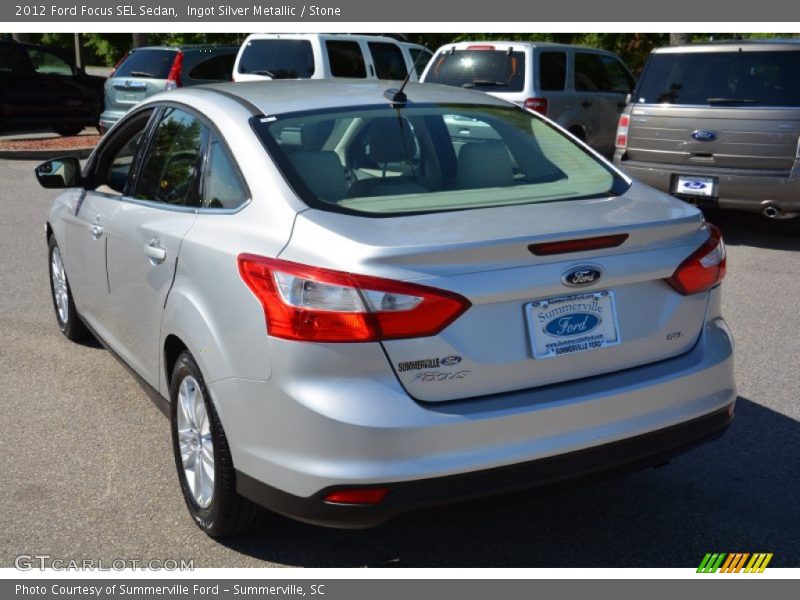 Ingot Silver Metallic / Stone 2012 Ford Focus SEL Sedan