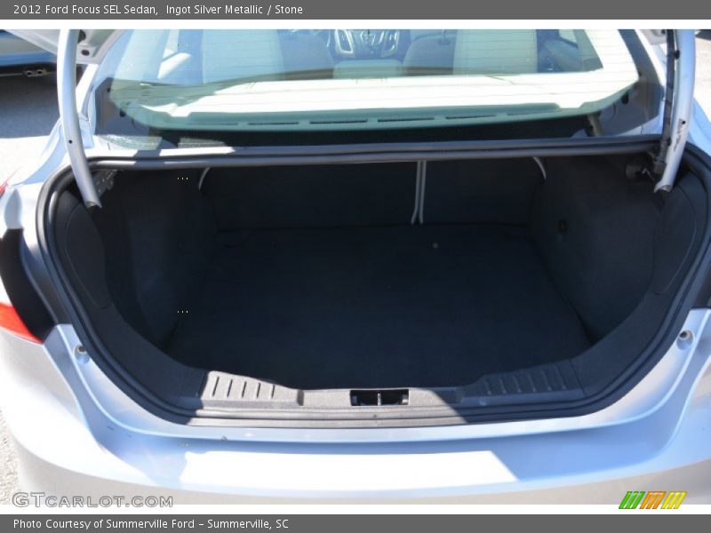 Ingot Silver Metallic / Stone 2012 Ford Focus SEL Sedan