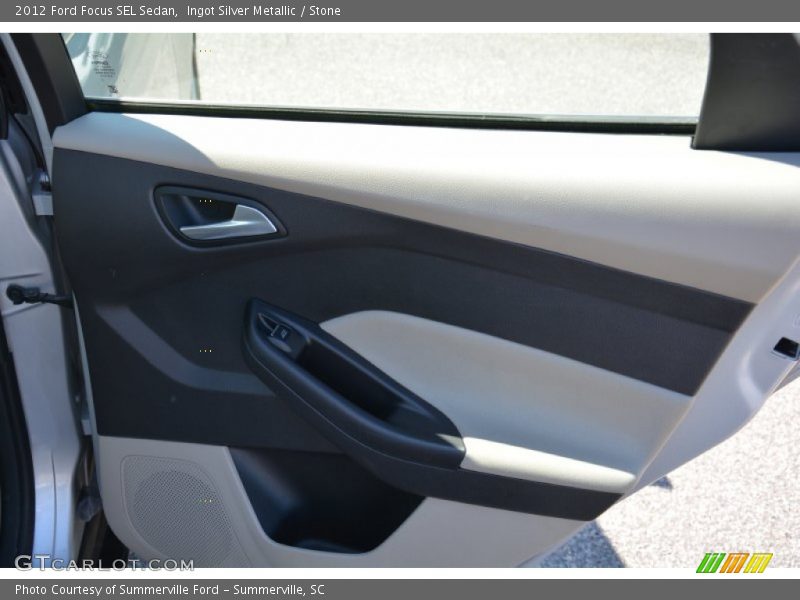 Ingot Silver Metallic / Stone 2012 Ford Focus SEL Sedan