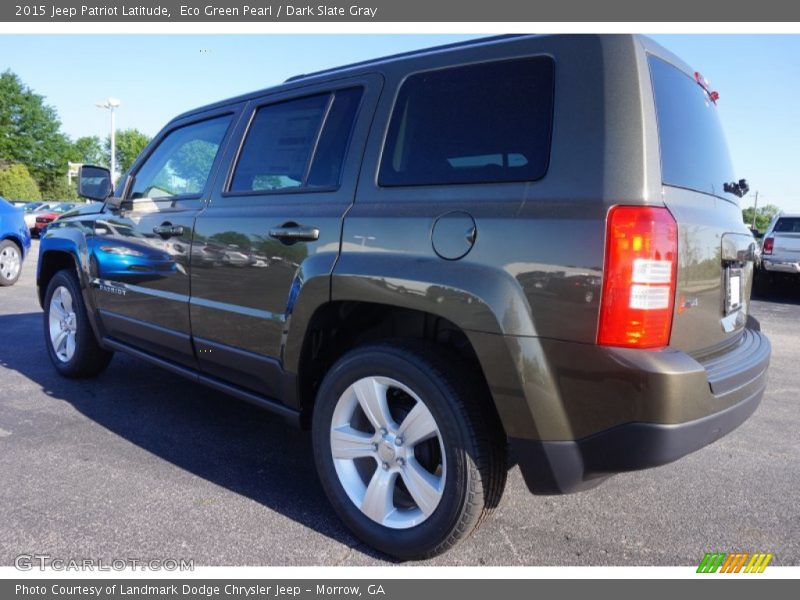 Eco Green Pearl / Dark Slate Gray 2015 Jeep Patriot Latitude
