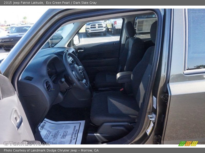 Eco Green Pearl / Dark Slate Gray 2015 Jeep Patriot Latitude