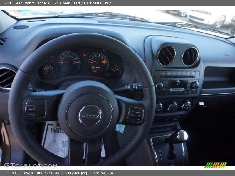 Eco Green Pearl / Dark Slate Gray 2015 Jeep Patriot Latitude