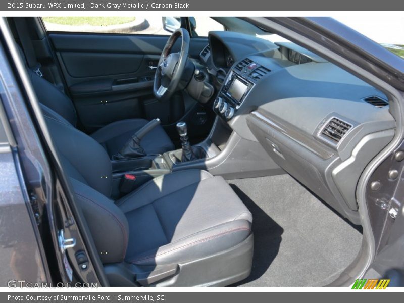 Dark Gray Metallic / Carbon Black 2015 Subaru WRX Limited