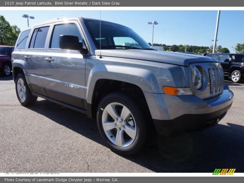Billet Silver Metallic / Dark Slate Gray 2015 Jeep Patriot Latitude