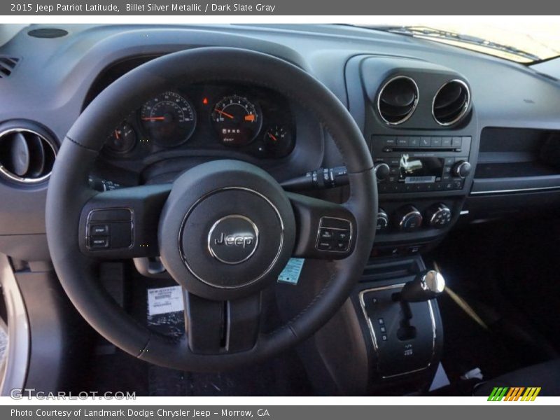 Billet Silver Metallic / Dark Slate Gray 2015 Jeep Patriot Latitude