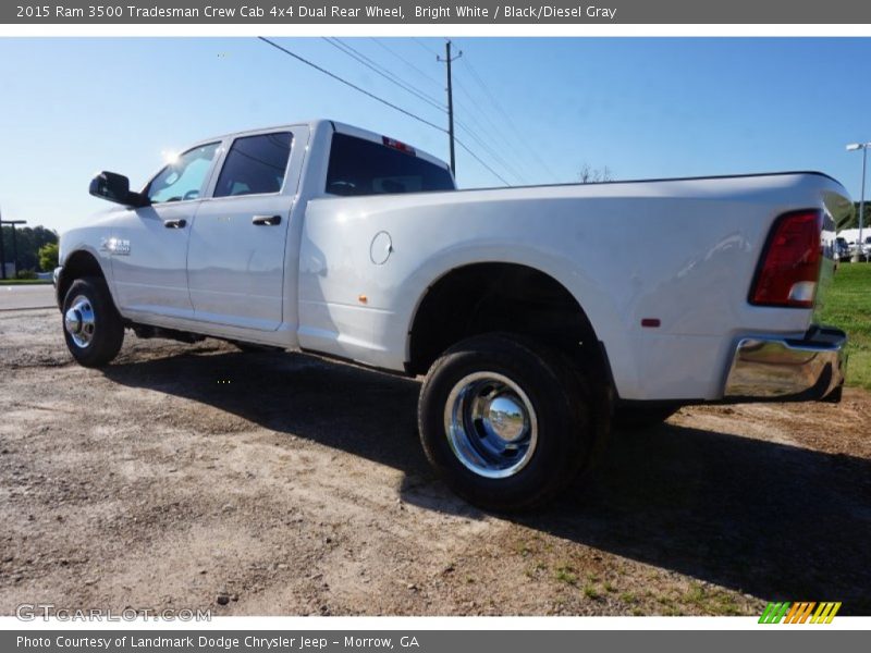 Bright White / Black/Diesel Gray 2015 Ram 3500 Tradesman Crew Cab 4x4 Dual Rear Wheel