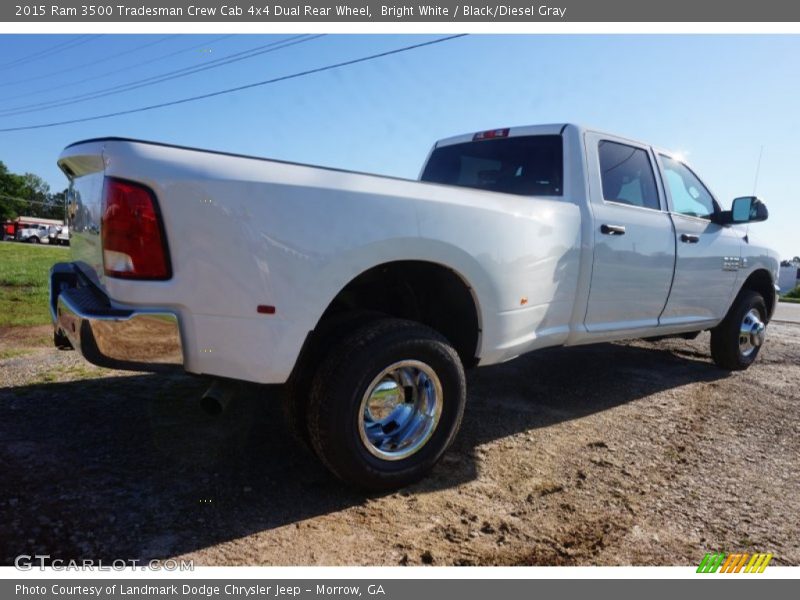 Bright White / Black/Diesel Gray 2015 Ram 3500 Tradesman Crew Cab 4x4 Dual Rear Wheel