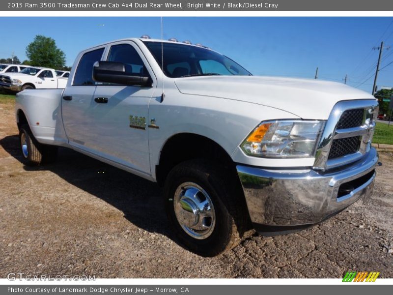 Front 3/4 View of 2015 3500 Tradesman Crew Cab 4x4 Dual Rear Wheel