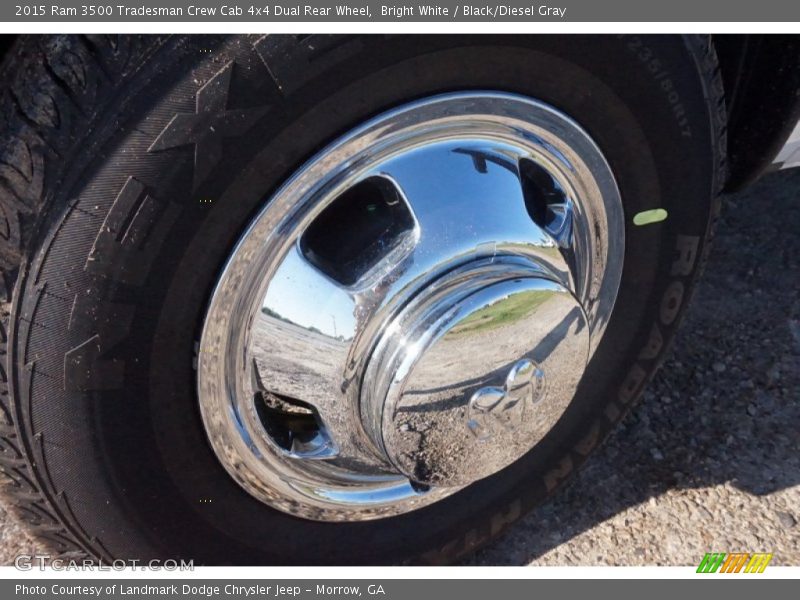 Bright White / Black/Diesel Gray 2015 Ram 3500 Tradesman Crew Cab 4x4 Dual Rear Wheel