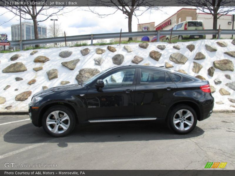 Jet Black / Black 2012 BMW X6 xDrive35i