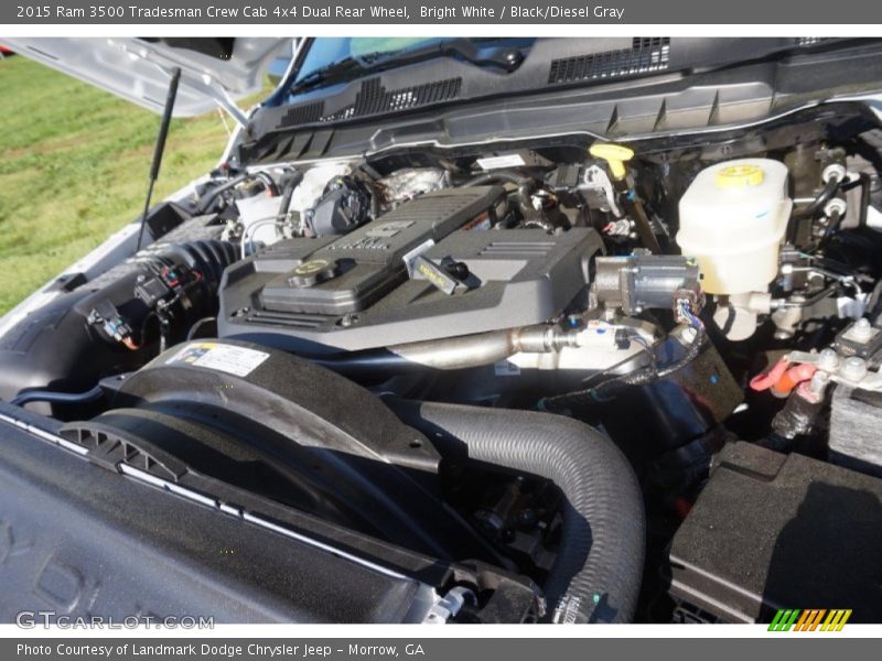 Bright White / Black/Diesel Gray 2015 Ram 3500 Tradesman Crew Cab 4x4 Dual Rear Wheel