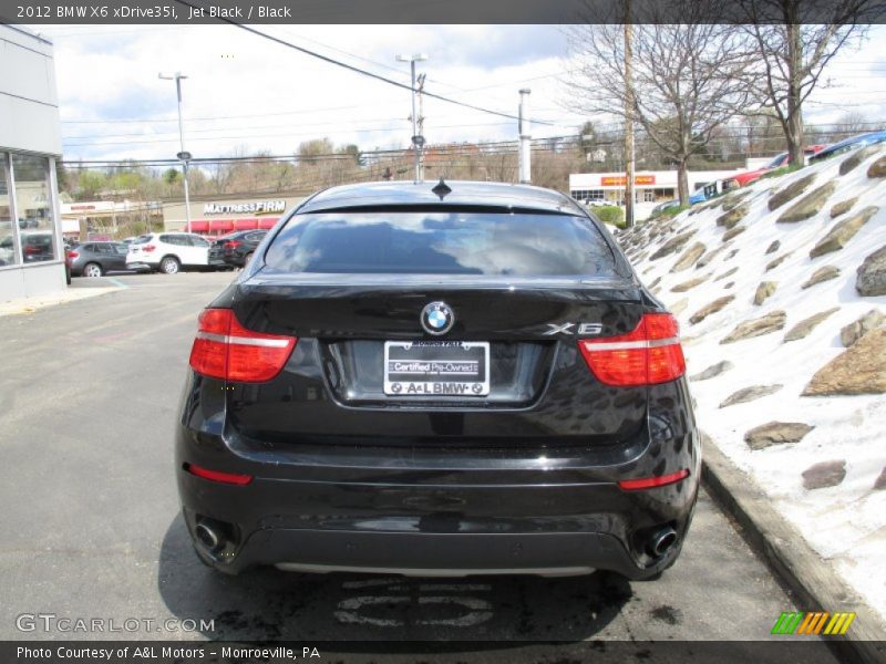 Jet Black / Black 2012 BMW X6 xDrive35i