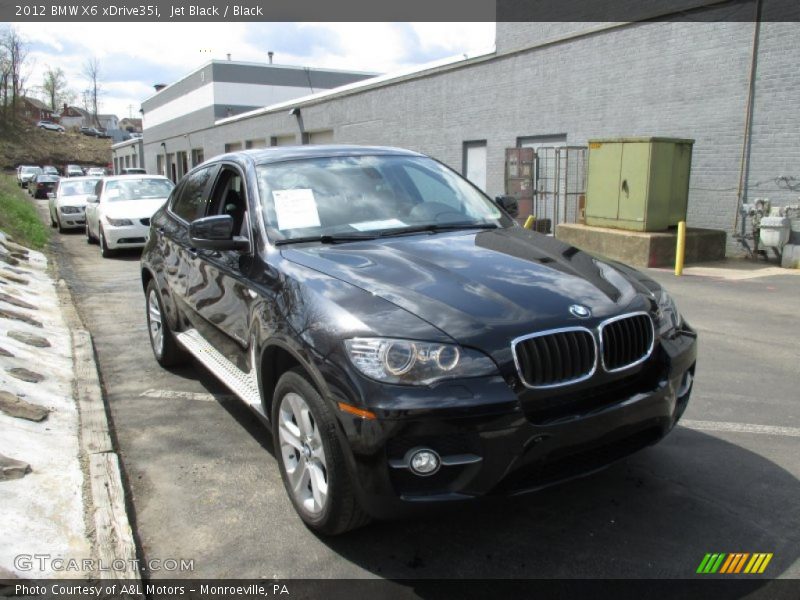 Jet Black / Black 2012 BMW X6 xDrive35i