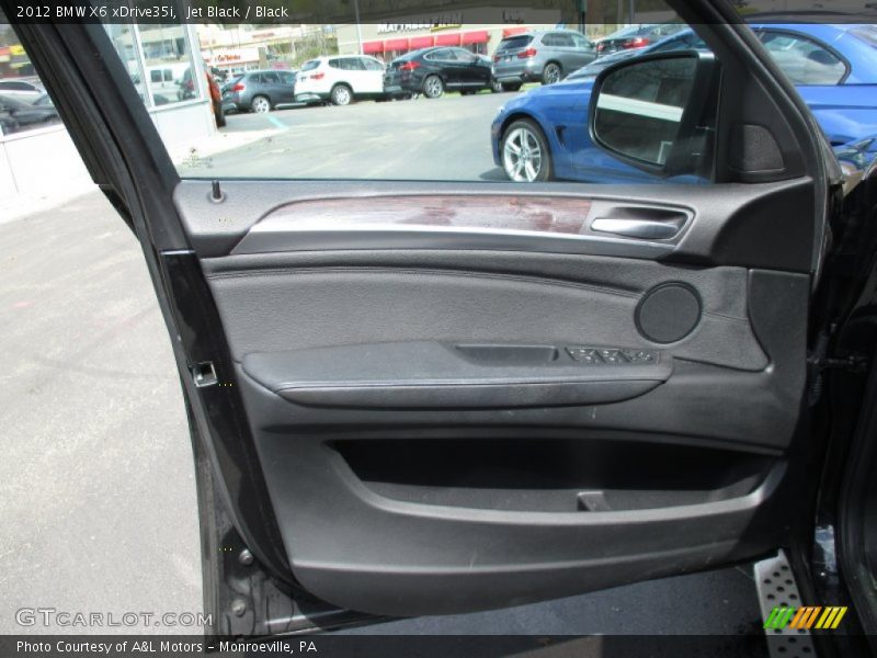 Jet Black / Black 2012 BMW X6 xDrive35i