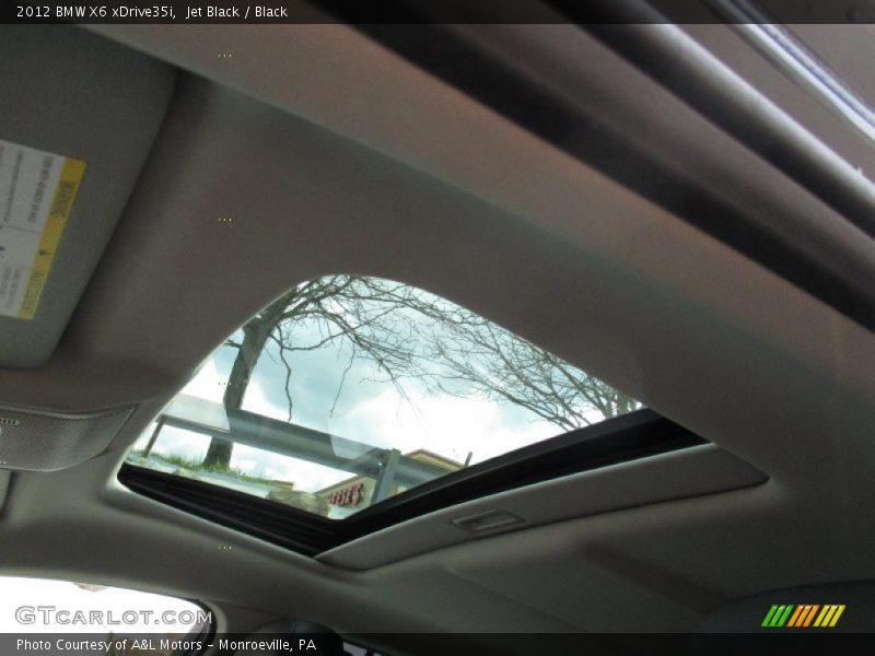 Jet Black / Black 2012 BMW X6 xDrive35i