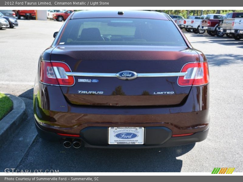 Cinnamon Metallic / Light Stone 2012 Ford Taurus Limited
