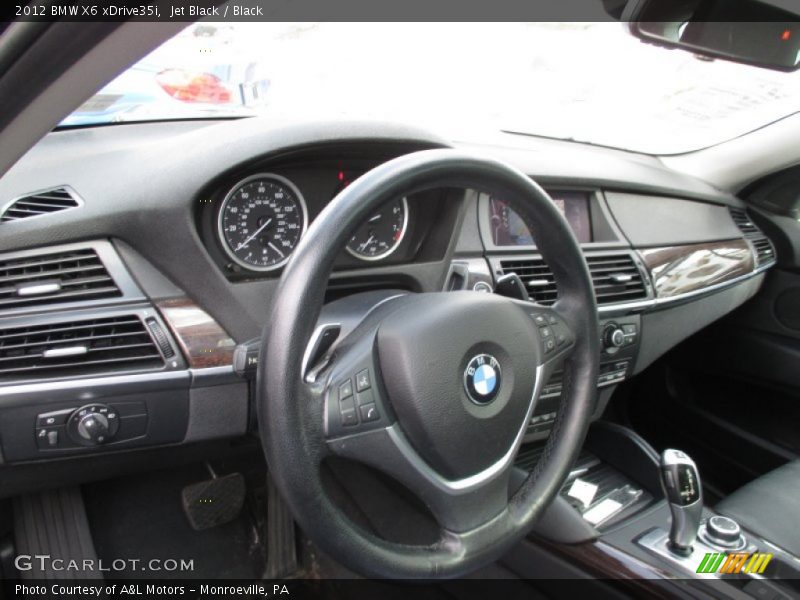 Jet Black / Black 2012 BMW X6 xDrive35i