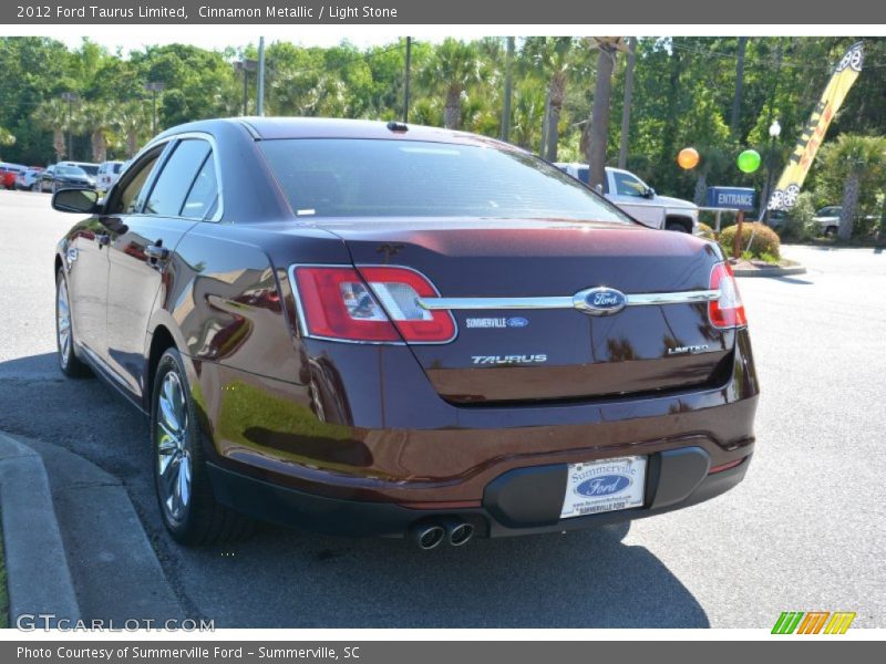 Cinnamon Metallic / Light Stone 2012 Ford Taurus Limited