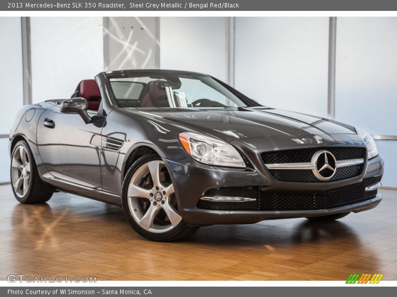 Front 3/4 View of 2013 SLK 350 Roadster